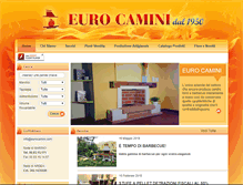 Tablet Screenshot of eurocamini.com